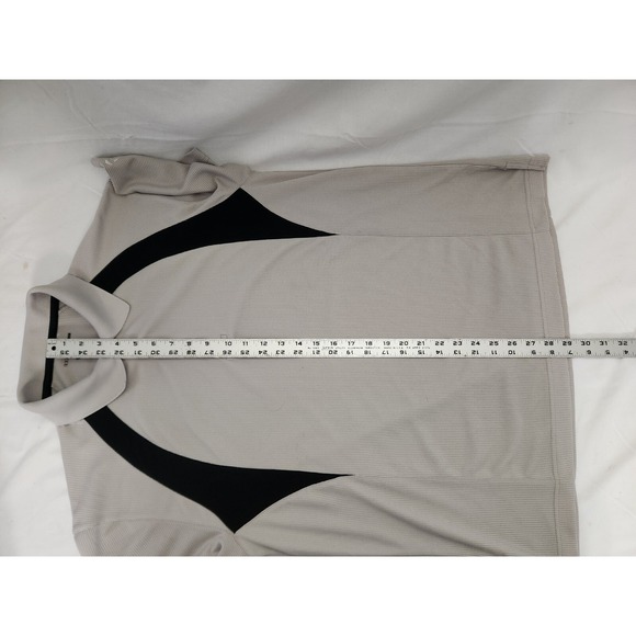 Grand Slam Golf Polo Shirt Performance Athletic Training‎ Black Trim Mens Large - Picture 5 of 5